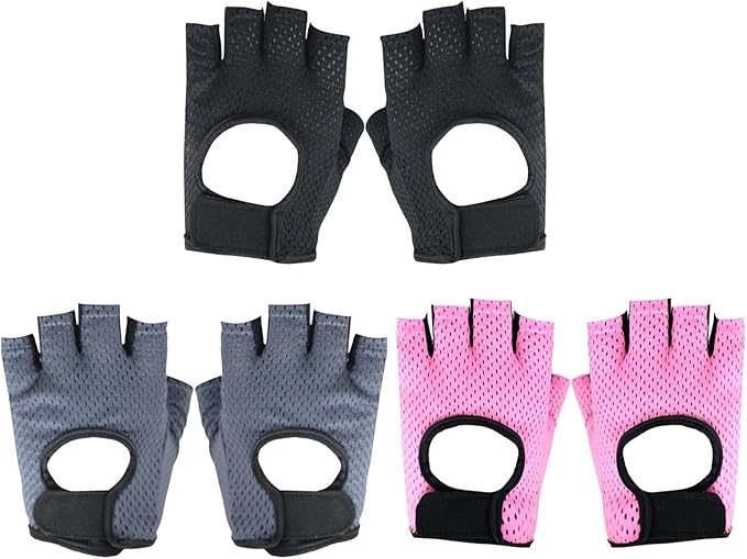 Fitness Gloves for Men and Women Nonslip Silicone Breathable Training Gloves for Weightlifting and Cycling