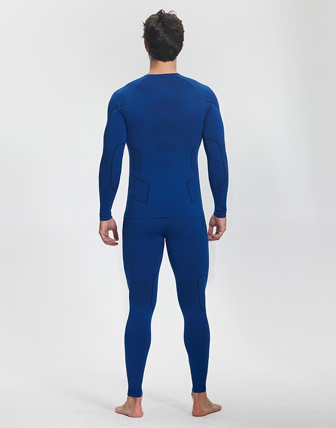 Pioneer Camp Thermal Underwear for Men Long Johns Quick Drying Top and Bottom Set Warm Base Layer Mens Cold Weather Skiing