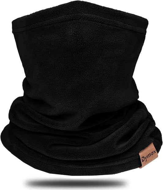 Winter Neck Warmer Gaiter Fleece Neck Cover Cotton Balaclava Windproof Face Cover Mask for Women Men