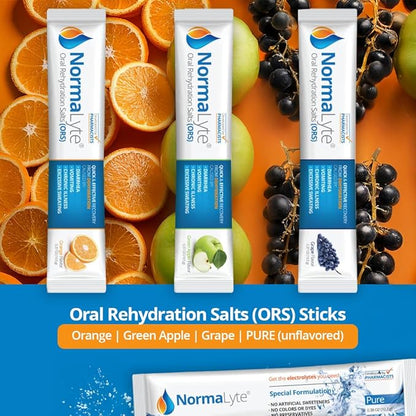 NormaLyte Oral Rehydration Salts and Capsules-Helps Dietary Management of POTS Syndrome Symptoms- Combo of 2