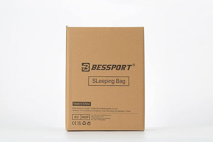 Bessport Mummy Sleeping Bag | 15-45 ℉ Extreme 3-4 Season Sleeping Bag for Adults Cold Weather– Warm and Washable, for Hiking Traveling & Outdoor Activities