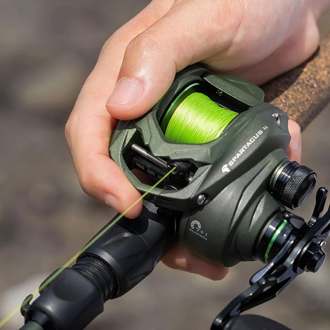 KastKing Destron Braided Fishing Line, Highly Abrasion Resistant, Improved Knot Strength, Ultra-Thin Diameter Superline, Zero Stretch & Memory, CFT “Color Fast Technology”, 75% Thinner Than Mono