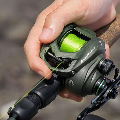 KastKing Destron Braided Fishing Line, Highly Abrasion Resistant, Improved Knot Strength, Ultra-Thin Diameter Superline, Zero Stretch & Memory, CFT “Color Fast Technology”, 75% Thinner Than Mono