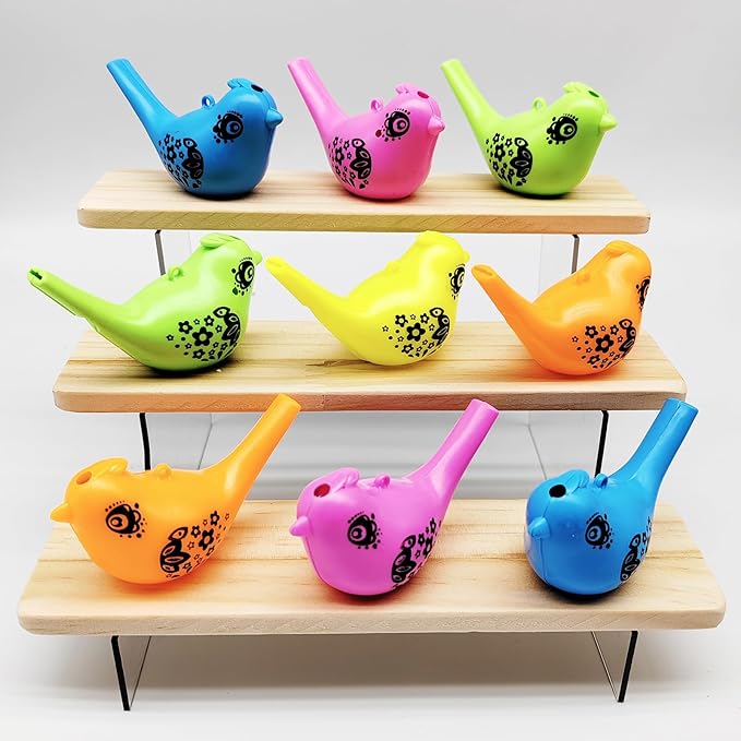 24 Pcs Bird Water Whistle Party Whistles for Kids Novelty Water Warblers Bird Whistle Toy Musical Instrument Toy for Party Favors,Birthday Gift, Party Gifts