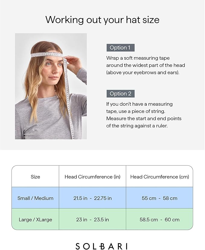 Solbari Ultra Wide Brim Sun Hat UPF50+ Packable UV Sun Protection Hats with Full Coverage Brim