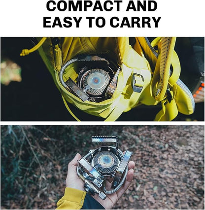 Fire-Maple FMS-125 PRO Gas Stove – Compact High-Powered Backpacking Stove with Wind-Resistant Flame, Stable Detachable Design, Electric Ignition – Lightweight & Durable for Camping & Hiking