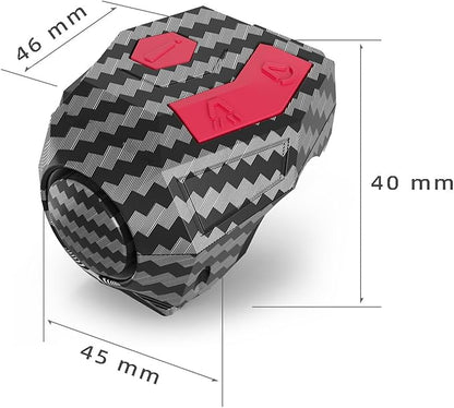 Electric Bike Bell,Bicycle Horn Easy Installation Warning Horn Theftproof Alarm for Night Cycling Accessories