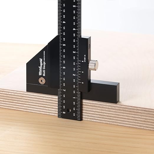 Scriber Gauge 26 Inch – Extra Long Measuring and Marking Ruler, Layout and Joinery Gauge, CNC Aluminum Square Tool for Woodworking, Carpentry, Framing, DIY Projects (New Version)