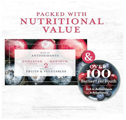 FUNCTIONAL FORMULARIES Liquid Hope Orgainc Peptide, Berry Medley, Tube Feed Formula, 23 g Protein, 7g Fiber, Meal Replacement, 12 Oz (24 Pack)