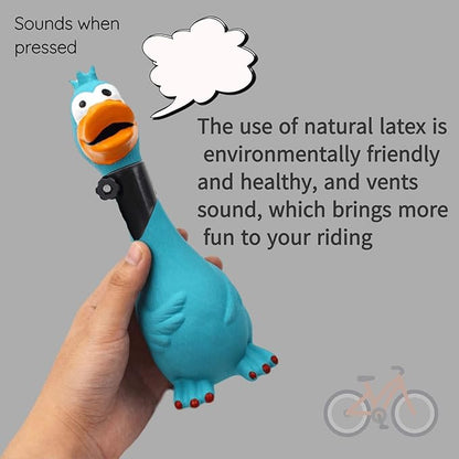 New Children's Bicycle and Scooter Horn, Cute and Funny Squeeze Horn, for Children/Adults/Bicycles/Motorcycles, Squeaks Up to 25 Seconds - Squawking Novelty Gag Gift