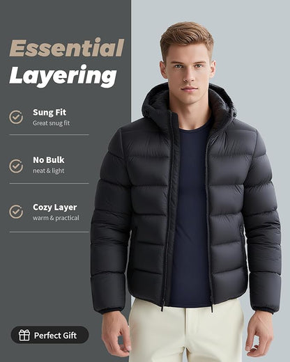 WEERTI Thermal Underwear for Men Long Johns with Fleece Lined Base Layer Men Cold Weather Top Bottom