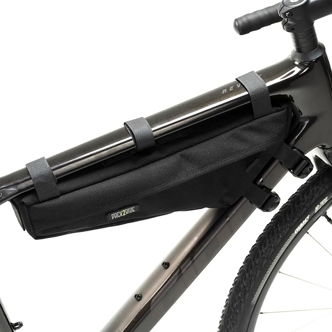 Mira Bike Frame Bag - Water Resistant, Durable Cordura Fabric & Bicycle Equipment Bag - Biking Storage, Bikepacking Pouch, Road for Cycling Adventures