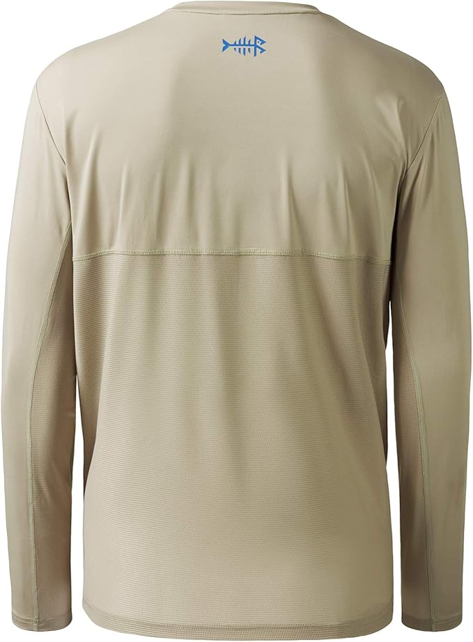 BASSDASH Fishing T Shirts for Men UV Sun Protection UPF 50+ Long Sleeve Tee T-Shirt