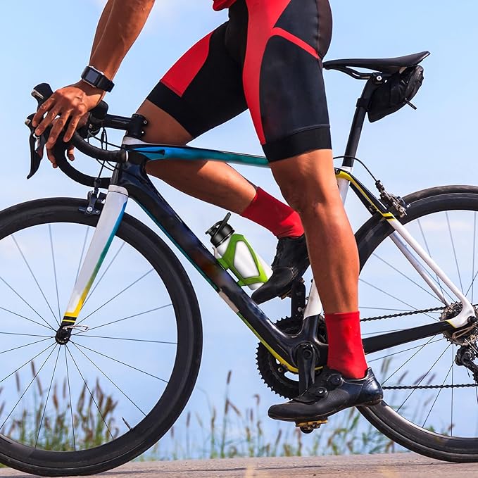 Mimorou 10 Pieces 13.5 oz Reusable Aluminum Water Bottles Bulk Outdoor Sports Water Bottles Multipack Travel Bottles for Gym, Hiking, Cycling, Camping, Fishing, Snap Lid(White)