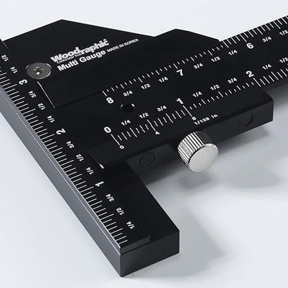 Scriber Gauge 26 Inch – Extra Long Measuring and Marking Ruler, Layout and Joinery Gauge, CNC Aluminum Square Tool for Woodworking, Carpentry, Framing, DIY Projects (New Version)