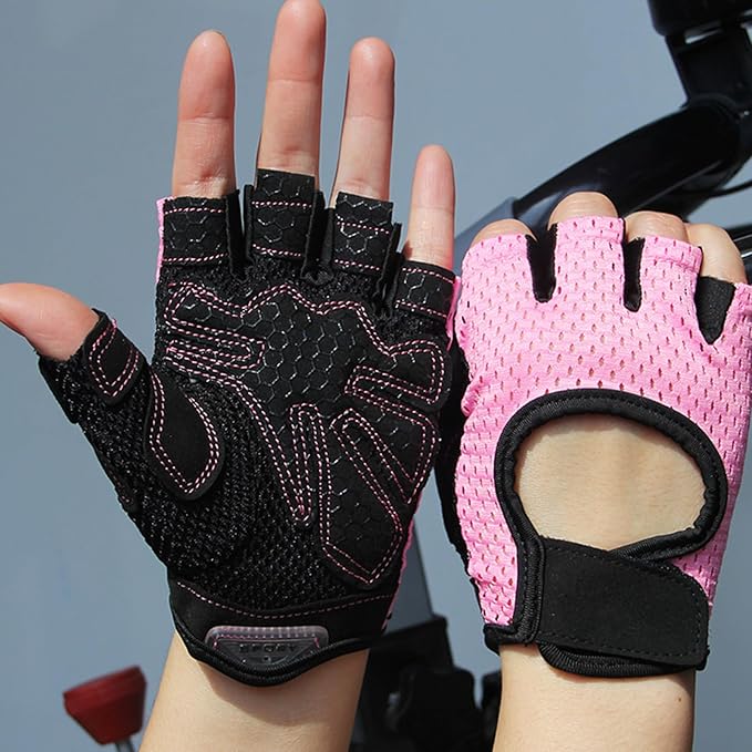 Gym Gloves Weightlifting for Men Women Fitness Antislip Half Finger Workout Bodybuilding Training Gym Weightlifting Gloves