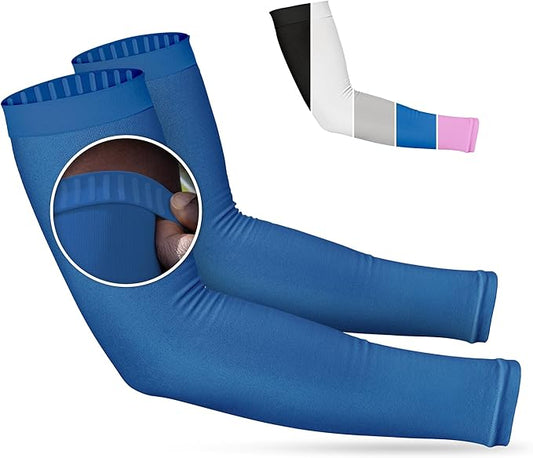 SportsTrail Cooling Arm Sleeves for Men & Women – Breathable, UV Sun Protection, Sports Arm Sleeves for Women, Men & Youth