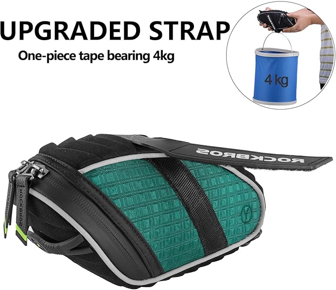 ROCKBROS Bike Saddle Bag Bicycle Seat Bag 3D Shell Saddle Bag Under Seat Cycling Seat Pack for Mountain Road Bike Bicycle