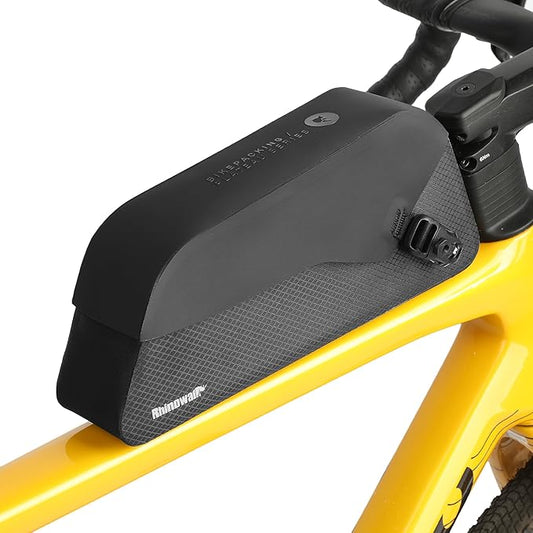 Rhinowalk Bike Top Tube Bag 1.5L Bike Frame Bag with Magnetic Flap Fully Waterproof and Stable Bicycle Frame Bag Bicycle Bag Professional Cycling Accessories for Mountain Road Bike-XXL