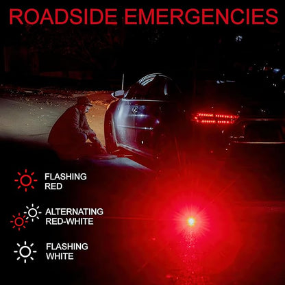 K-Bern Red & White Rechargeable Headlamp.1000 Lumen, UL Approved 2600 mAh Battery, Super Bright Head Lights Waterproof, Lightweight Aluminum, Perfect for Work, Dog Walking, Camping & Hiking