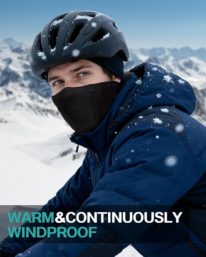Winter Neck Gaiter Windproof Neck Warmer Scarf Breathable Half-Face Mask Ski Mask Unisex for for Cold Weather Outdoor