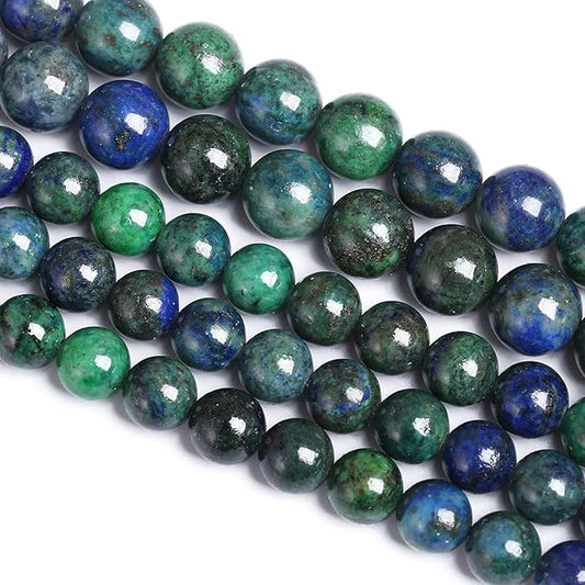 4MM 88PCS Natural Stone Lapis Chrysocolla Loose Beads for Jewelry Making DIY Bracelet
