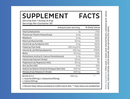 Zeal Electrolyte Powder - 90 Servings | Keto Electrolytes Powder | Zero Sugar, BCAAs, B-Vitamins | Potassium, Zinc, Magnesium | Hydration Powder Recovery Drink | Red White Blue Frozen Pop