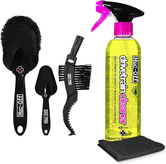 Muc-Off Bio Drivetrain Cleaner | Effective Biodegradable Bicycle Chain Cleaner and Degreaser Spray | Suitable for All Types of Bike