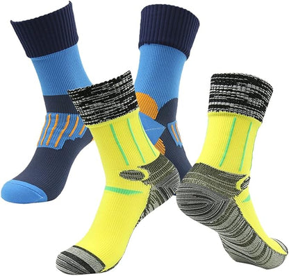RANDY SUN Waterproof Breathable Socks, [SGS Certified] Unisex Novelty Skiing Trekking Hiking Wading Trail Socks