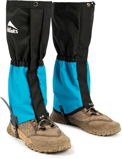 Waterproof Adjustable Leg Gaiters for Men and Women Snow Boot Gaiters for Hiking in Hunting Sand and Mud Mountain Climbing or Snowshoeing