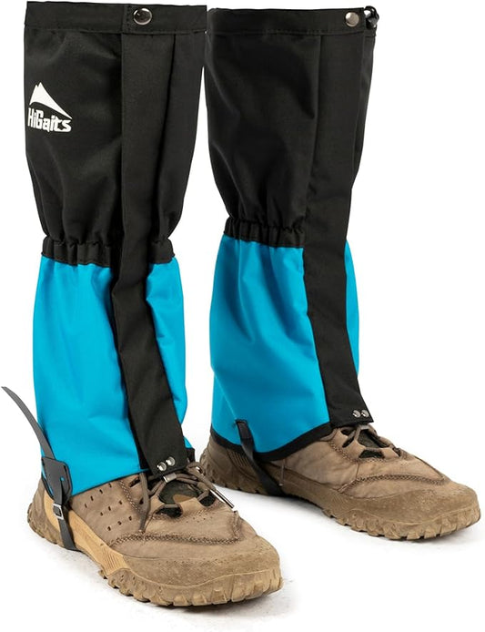 Waterproof Adjustable Leg Gaiters for Men and Women Snow Boot Gaiters for Hiking in Hunting Sand and Mud Mountain Climbing or Snowshoeing