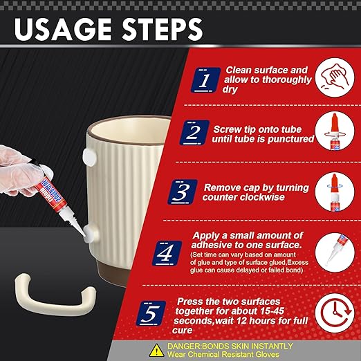 36 X 3g Super Glue Liquid, Clear Strong Adhesive,Fast Drying Cyanoacrylate Glue for Wood, Rubber, Leather, Hard Plastic, Metal, DIY Crafts and More