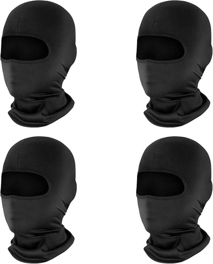 Pukavt 2 Pack 3 Hole Winter Knitted Mask, Full Face Cover Ski Mask Warm Balaclava for Skiing, Motorcycle, Snowboard