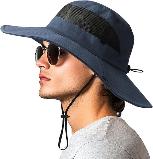 PFFY Sun Bucket Hats for Women Men UV Protection Wide Brim Fishing Hat Beach Outdoor Essentials