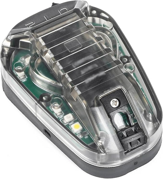 NOBUHIRO Tactical Helmet Signal Light Optional 4 Modes with Visible LED + IR Constant-on/Strobe, Waterproof Ladybird Survival Identification Lamp for Outdoor Sports