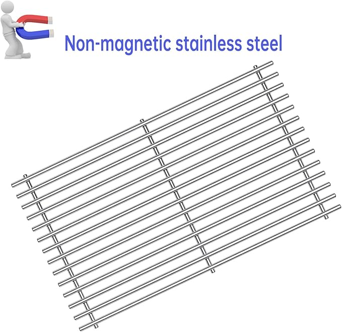 17.5” Grill Grates Replacement for 7637 7635 Weber Spirit I Spirit II E-210, S-210, E-220, S-220 With Front-Mounted Control Panels,Flavorizer Bars Cooking Grid Parts 2 Burners Spirit 200 Series