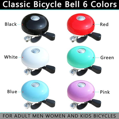 Greallthy Bike Bell Classic Bike Bells for Adults Kids, Bicycle Bell for Handlebars Adult, Loud Sound Beach Cruiser Mountain Bike Bell Accessories.