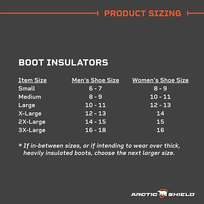 ArcticShield Over The Boot Insulators for Hunting, Fishing & Outdoors