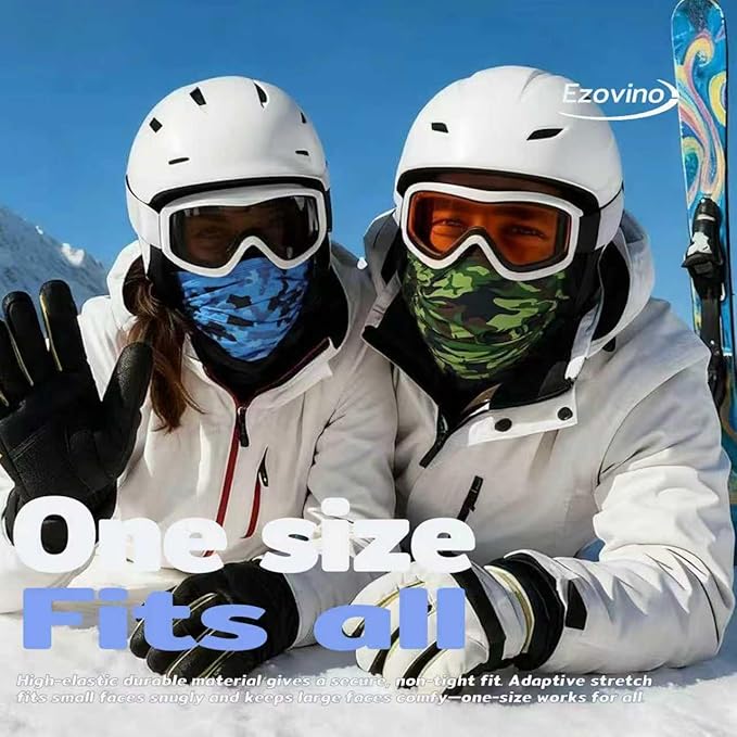 Neck Gaiter Face Mask,Sun Cooling Scarf,Balaclava Bandana Cover for Men Women