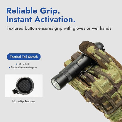 WUBEN L3 Flashlights High Lumens, 3000 Lumens Flash Light Bright Flashlight Rechargeable, Dual-Way USB C Charging 6 Mode, IP68 Handheld Flashlight for Tactical/Outdoor, Tool Gifts for Men