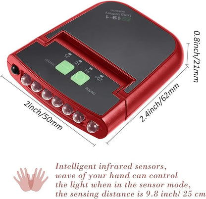 Mudder LED Clip on Cap Lights USB Rechargeable Cap Flashlight Clip Waterproof Ultra Bright Hat Flashlight Headlamp for Fishing Camping Hand Work