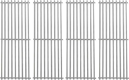 S024 Stainless Steel Grates for Broil King Baron 320, 340, 420, 440, 490 Huntington 2122-64 2122-67 6020-54 6020-57 6020-64 Broil-Mate 7020-54 7020-64 7120-64 Sterling Gas Grill 17-3/8"