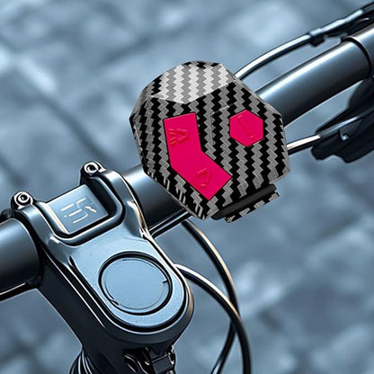 Electric Bike Bell,Bicycle Horn Easy Installation Warning Horn Theftproof Alarm for Night Cycling Accessories