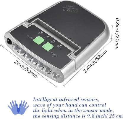 Mudder LED Clip on Cap Lights USB Rechargeable Cap Flashlight Clip Waterproof Ultra Bright Hat Flashlight Headlamp for Fishing Camping Hand Work