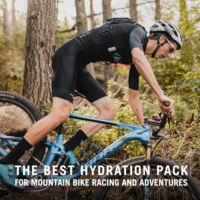 USWE Airborne Limited Race Edition with Water Bladder Included, Hydration Backpack for Men and Women, Ideal for MTB, Cycling, Mountain Biking