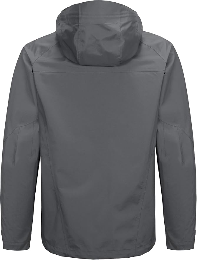 Little Donkey Andy Men's High-performance 3L Hard Shell Waterproof Rain Jacket Breathable Rain Gear for Hiking,Travelling