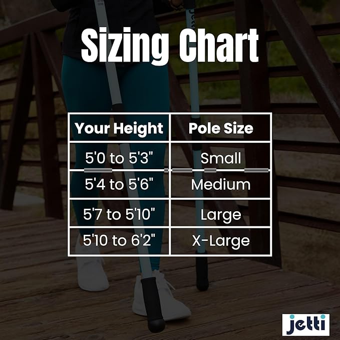 Weighted Walking Sticks for Seniors, Women & Men – 1.2lb Each Ergonomic Hiking Poles for Balance, Posture & Stability – Durable Trekking Poles for Walking