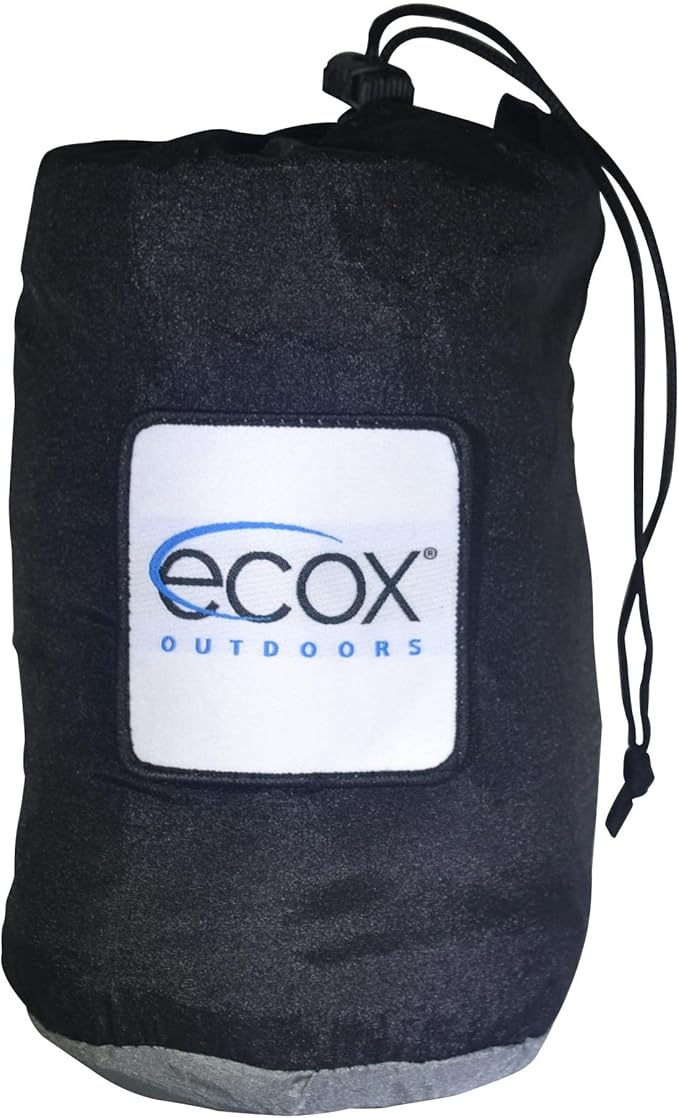 Outdoors Parachute Hammock Single with 2 Tree Straps, Portable Lightweight Nylon Comfortable for Backpacking, Camping, Travel, Beach, Backyard, Patio, Hiking