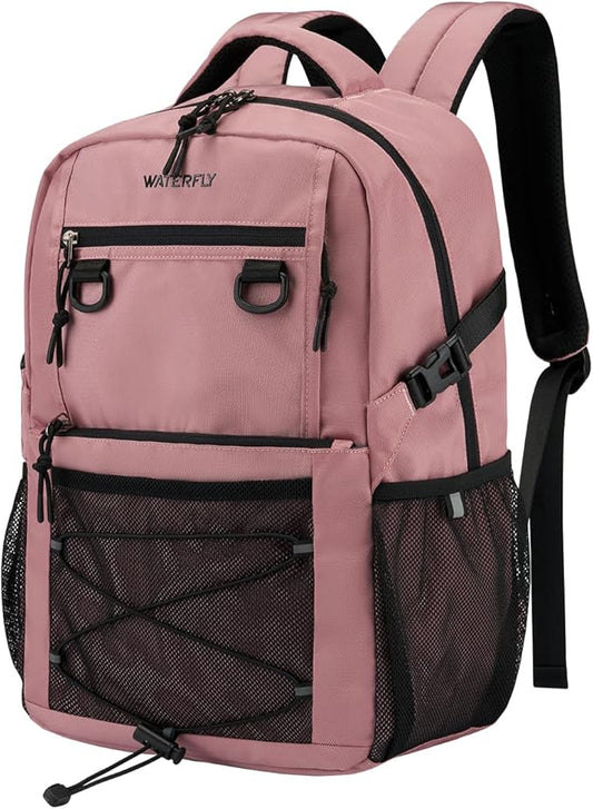 WATERFLY Travel Hiking Casual Backpack: 22L Lightweight Everyday Outdoor City Daypack College Bookbag for Women Men