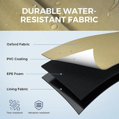 KastKing KarryAll KastMate Fishing Tackle Backpack,Water-Resistant Tackle Bag With 2 Rod Holders,Fishing Gear and Equipment With Large Gear Storage,Khaki